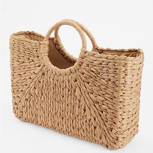NWT‎ Express Woven Ring Strap Tote Bag